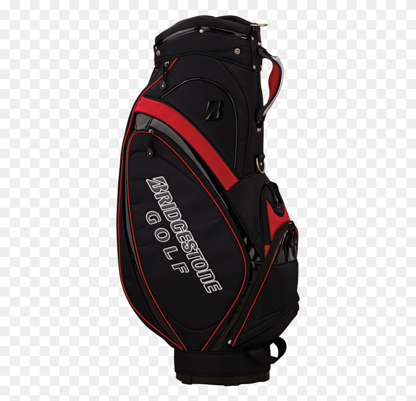 371x751 Bridgestone Golf Cart Bag Blackred Golf Bag, Backpack, Sport, Sports HD PNG Download
