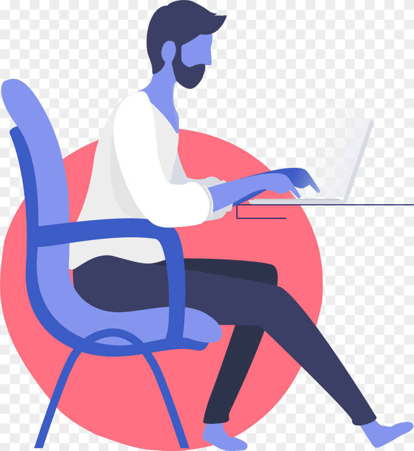 Bridging The Gap Job, Sitting, Person, Computer, Electronics Transparent PNG