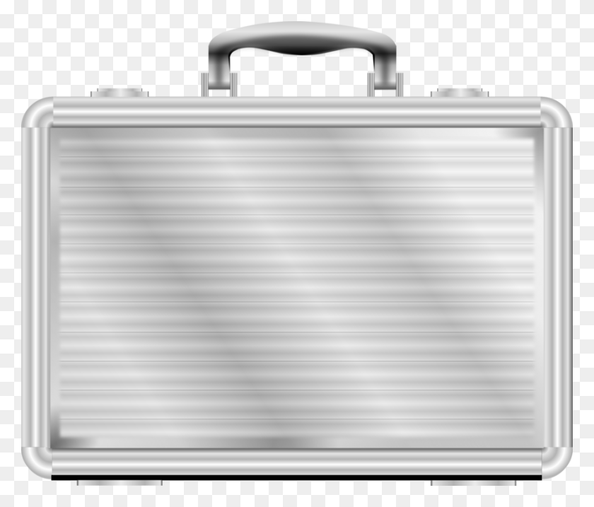 890x750 Briefcase Computer Icons Bag Silver Silver Briefcase Clipart, Rug, Aluminium, Luggage HD PNG Download