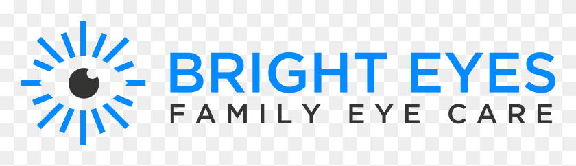 3663x856 Bright Eyes Family Eye Care Electric Blue, Text, Number, Symbol Descargar Hd Png