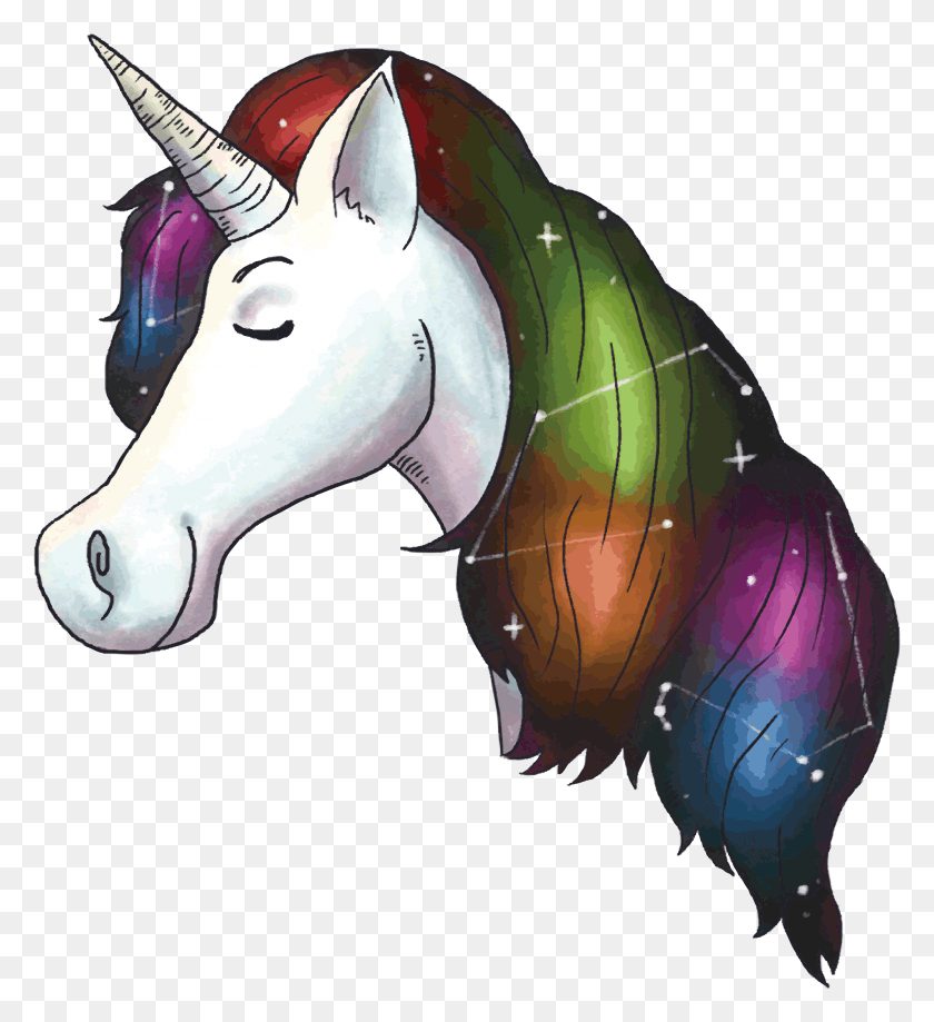 2825x3113 Bright Transprent Free Horse Pack Pelo De Unicornio Dibujo, Animal, Mamífero, La Vida Silvestre Hd Png