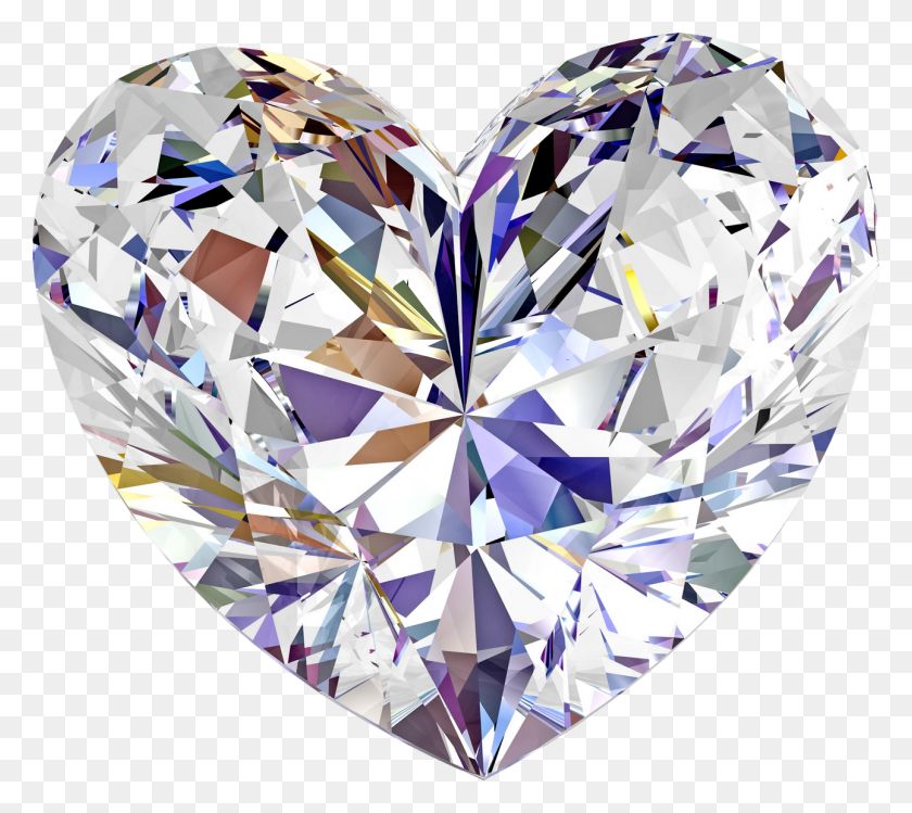 1291x1142 Brilliant Diamond Love Shaped Three Diamonds, Gemstone, Jewelry, Accessories HD PNG Download