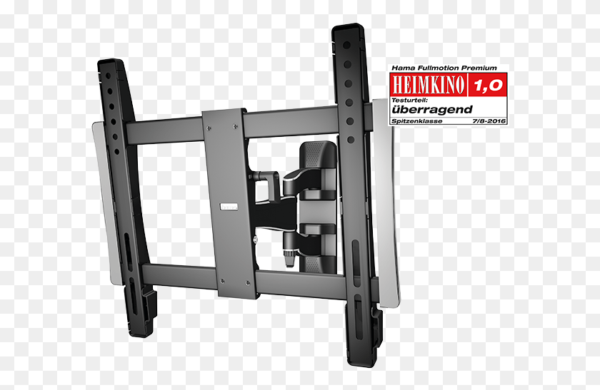 586x487 Brilliant Test Result For Fullmotion Premium Wall Bracket Hama Tv Wall Bracket, Chair, Furniture, Light HD PNG Download