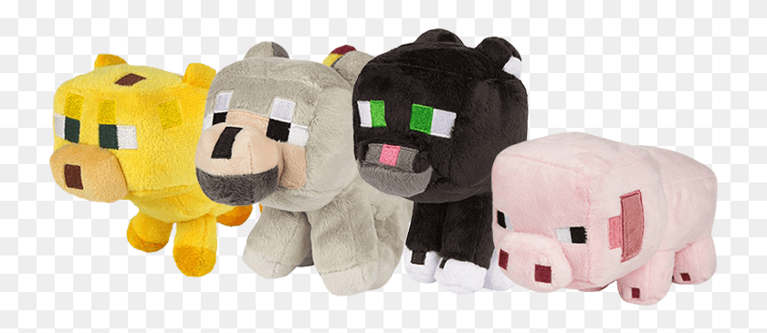 733x305 Bring A Pal Minecraft Tuxedo Cat Plush, Toy, Teddy Bear, Pillow HD PNG Download