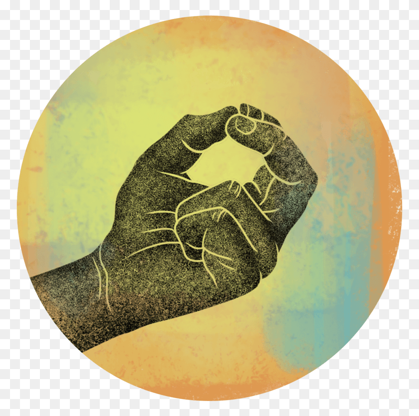 775x774 Bring The Tips Of The Middle Finger Index Finger And Kubera Mudra, Hand, Fist, Snake HD PNG Download