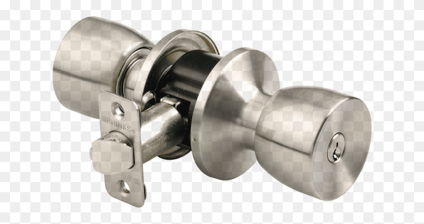 638x383 Brinks Bell Style Keyed Entry Door Knob Satin Nickel, Bronze, Floor, Brass Section Descargar Hd Png