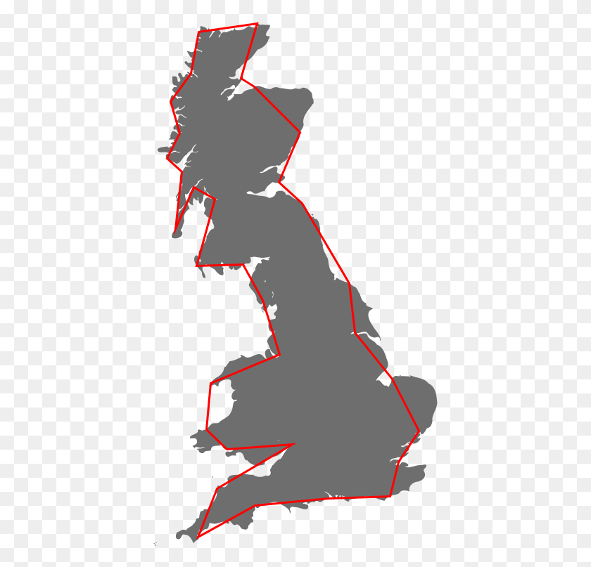 405x747 Britain Fractal Coastline 100Km Great Britain, Plot, Diagram, Outdoors Descargar Hd Png