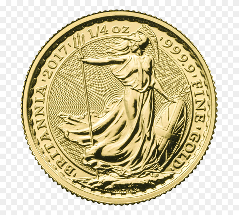 696x696 Britannia 2017 14 Oz Gold CoinSrc Https 1oz Silver Britannia 2017, Coin, Money, Clock Tower HD PNG Download