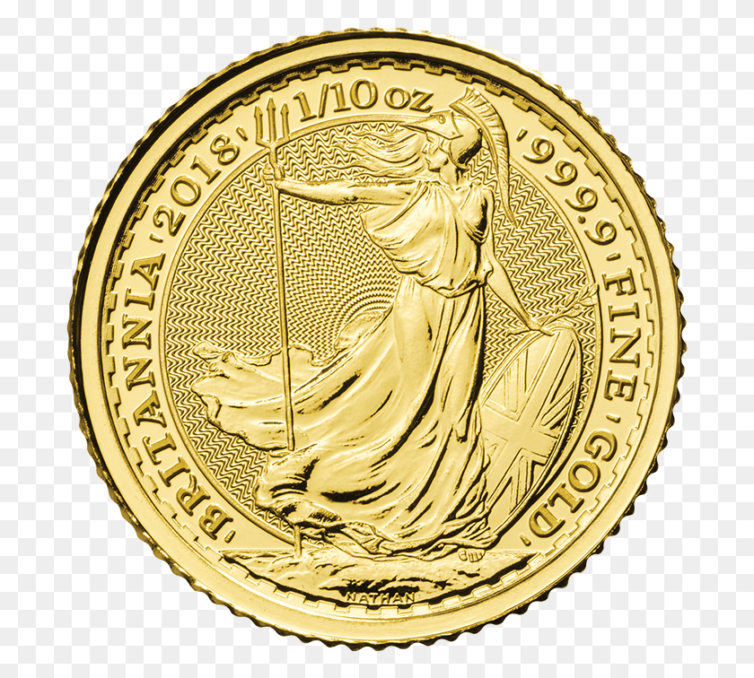 696x696 Descargar Png Britannia 2018 110 Oz Moneda De Oro Britannia 1 10 Oz, Dinero, Torre Del Reloj, Torre Hd Png