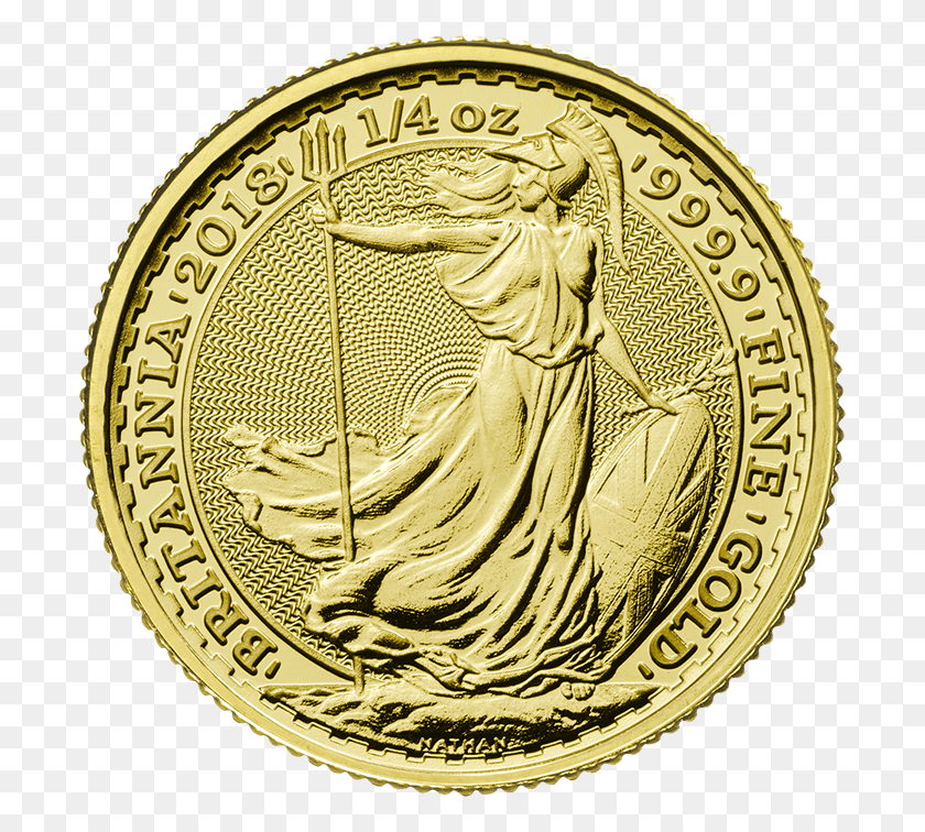 696x696 Britannia 2018 14 Oz Gold Coin Britannia Gold Coin 2018, Money HD PNG Download
