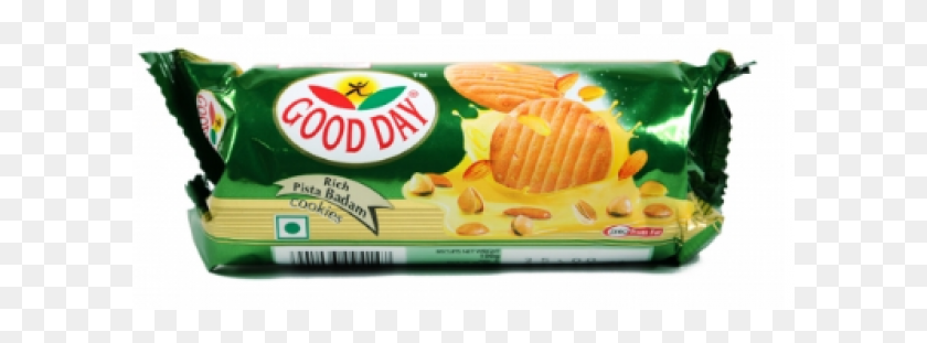 601x251 Britannia Good Day Cookies Pista Badam 100gm Britannia Good Day Pista Almond, Food, Snack, Ice Pop HD PNG Download
