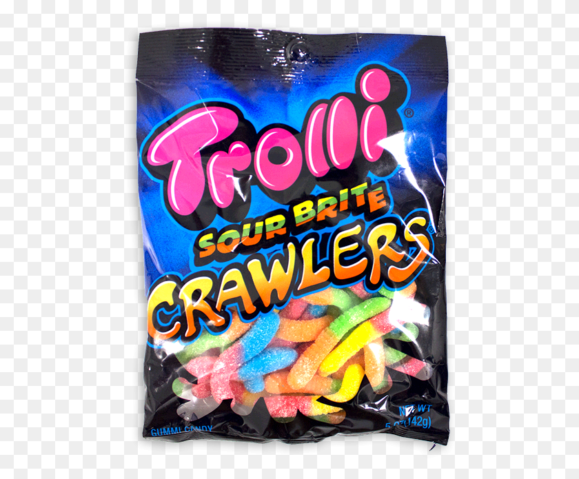 480x635 Descargar Png / Brite Crawlers Trolli Gummy Worms, Alimentos, Dulces, Confitería Hd Png