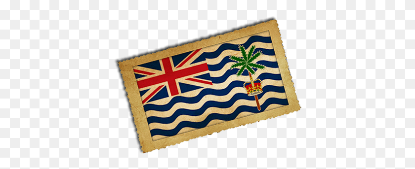 383x283 Флаг Британской Территории В Индийском Океане, Ковер, Текст, Конверт Hd Png Скачать