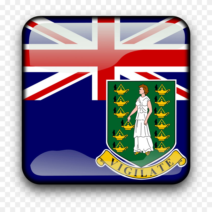 1869x1868 Bandera De Las Islas Vírgenes Británicas Png Bandera De Las Islas Caimán Png / Bandera Png