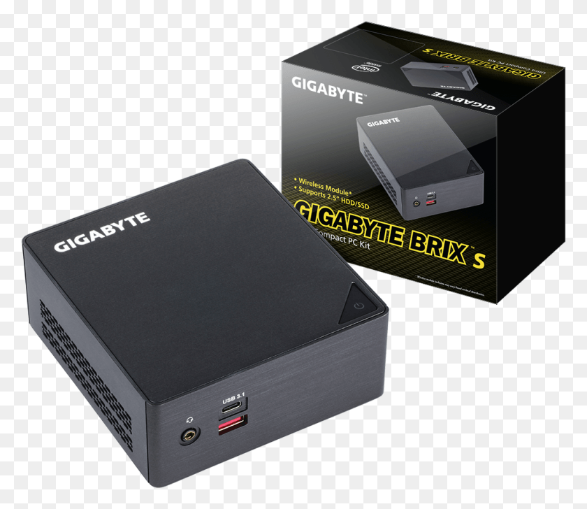 982x841 Brix S Gigabyte Brix Gb Bsi7ha, Hub, Hardware, Electronics HD PNG Download