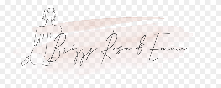 4231x1488 Brizzy Rose And Emma Handwriting, Text, Signature, Autograph HD PNG Download