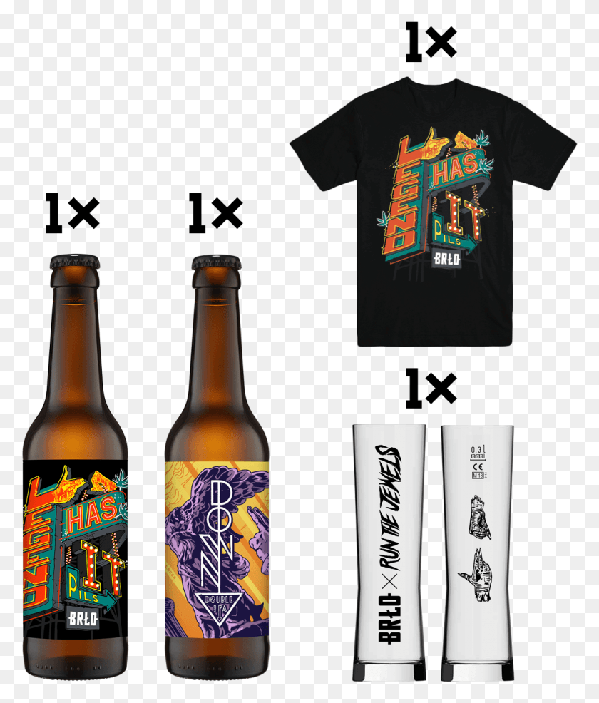 1133x1346 Brlo X Run The Jewels, Beer, Alcohol, Beverage HD PNG Download
