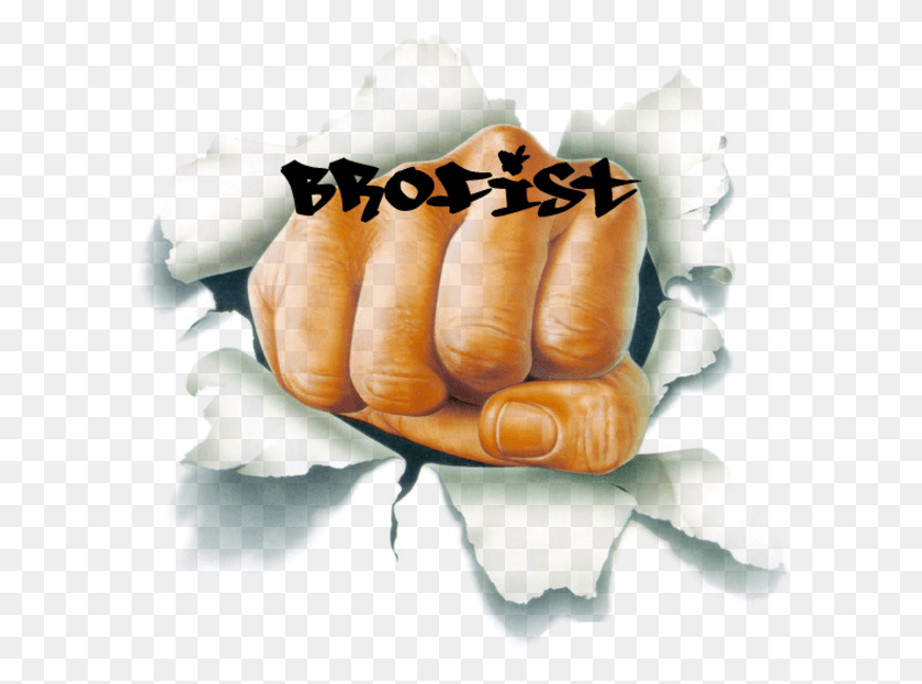600x563 Bro Fist Image Powerful Punch, Hand, Graphics HD PNG Download
