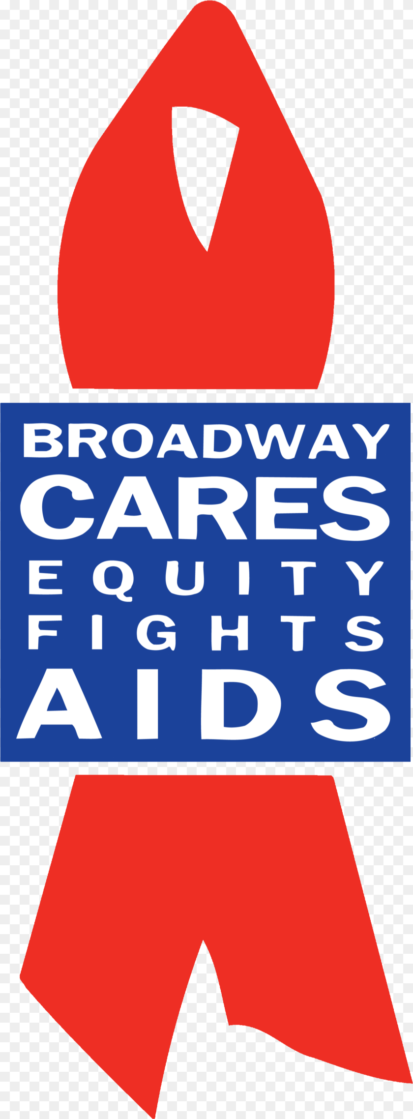 1358x3679 Broadway Caresequity Fights Aids, Logo, Symbol, Advertisement, Clothing PNG
