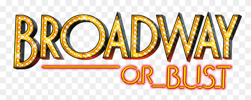 2589x918 Broadway Or Bust Broadway Theatre, Word, Alfabeto, Texto Hd Png
