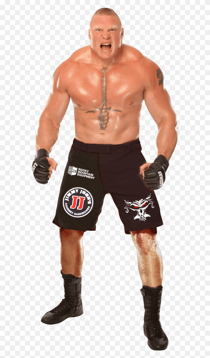 588x1369 Brock Lesnar Image With Transparent Background Wwe Brock Lesnar Body, Skin, Person, Human HD PNG Download