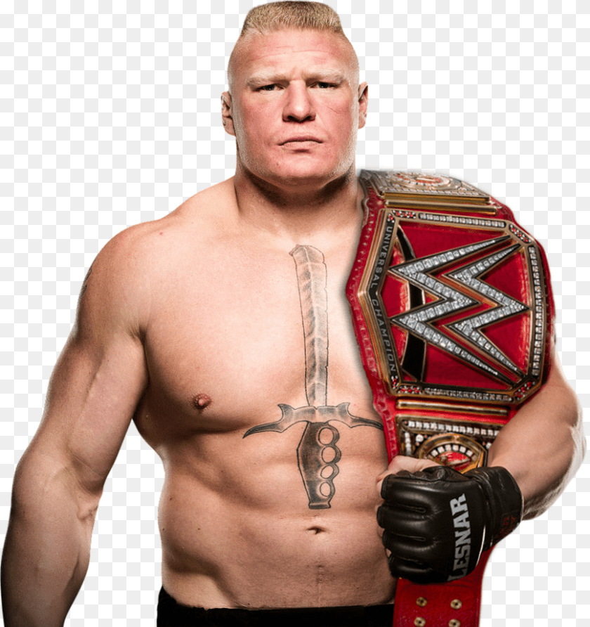 867x921 Brock Lesnar Wwe Universal, Tattoo, Skin, Person, Man PNG