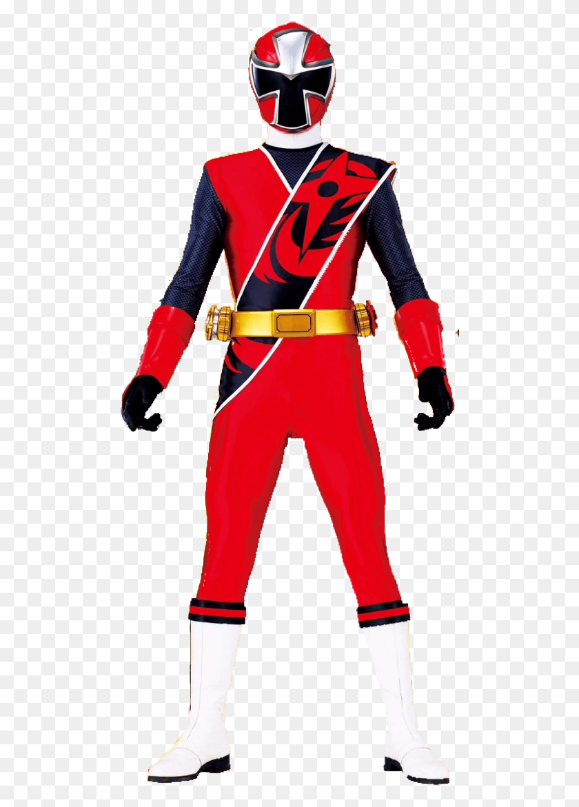 492x1111 Brody Romero Red Ninja Steel Ranger I Power Rangers Super Ninja Steel Red, Costume, Person, Human HD PNG Download