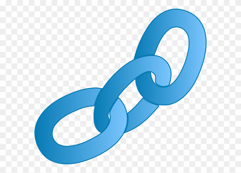 600x541 Broken Chain Link Clip Art Blue Chain Clipart, Tape, Knot HD PNG Download