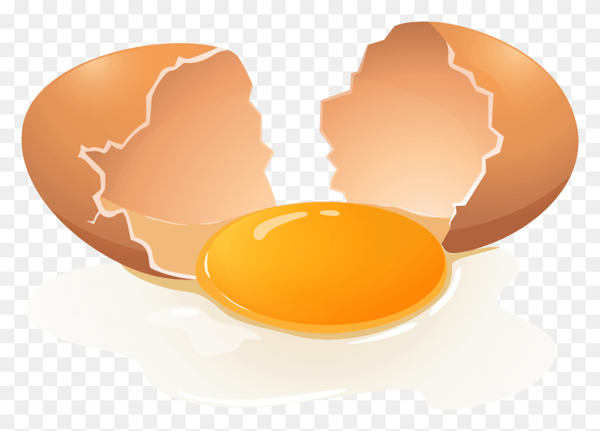 7799x5438 Broken Egg Clip Art Broken Egg Clipart, Food HD PNG Download