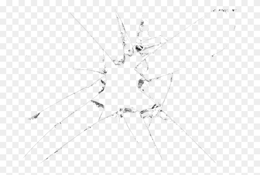 702x507 Broken Glass Clipart Shattered Drink Glass Transparent, Bow, Spider, Invertebrate HD PNG Download