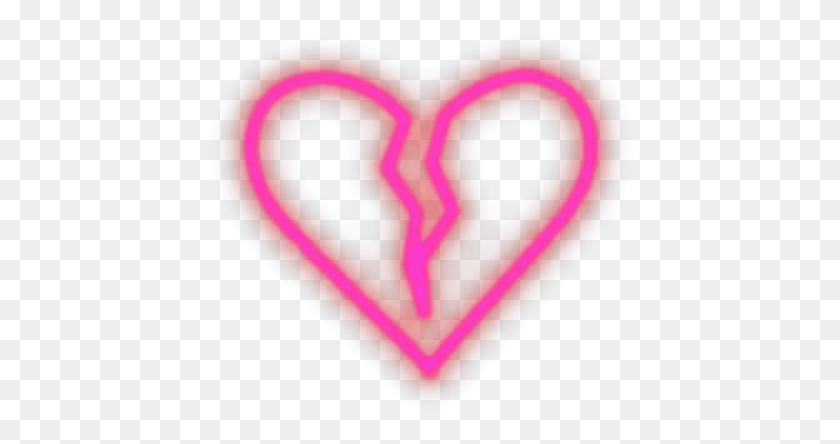 432x384 Broken Heart Brokenheart Heartbroken Iphone Emoji Iphon Heart, Light, Plectrum, Neon HD PNG Download