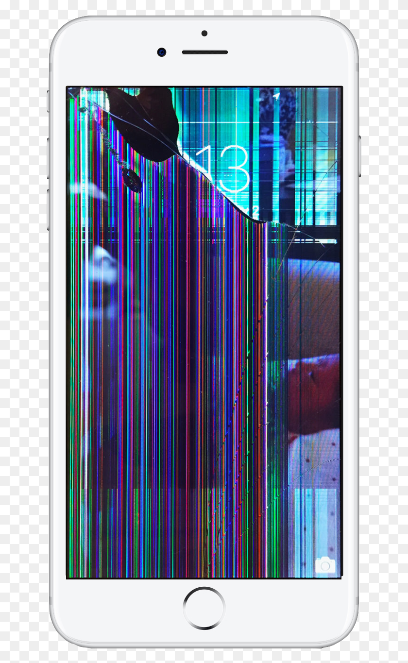 649x1305 Broken Iphone, Mobile Phone, Phone, Electronics Descargar Hd Png