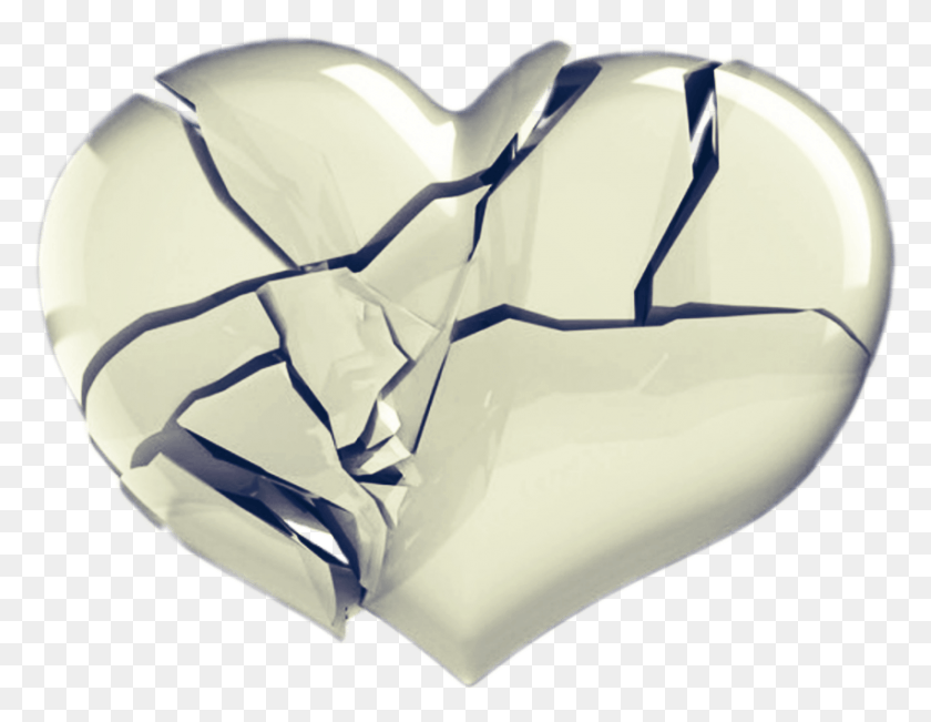 852x646 Broken Roto Destrozado Heart Corazon Pale White Serdce, Bag, Plastic Bag, Plastic HD PNG Download