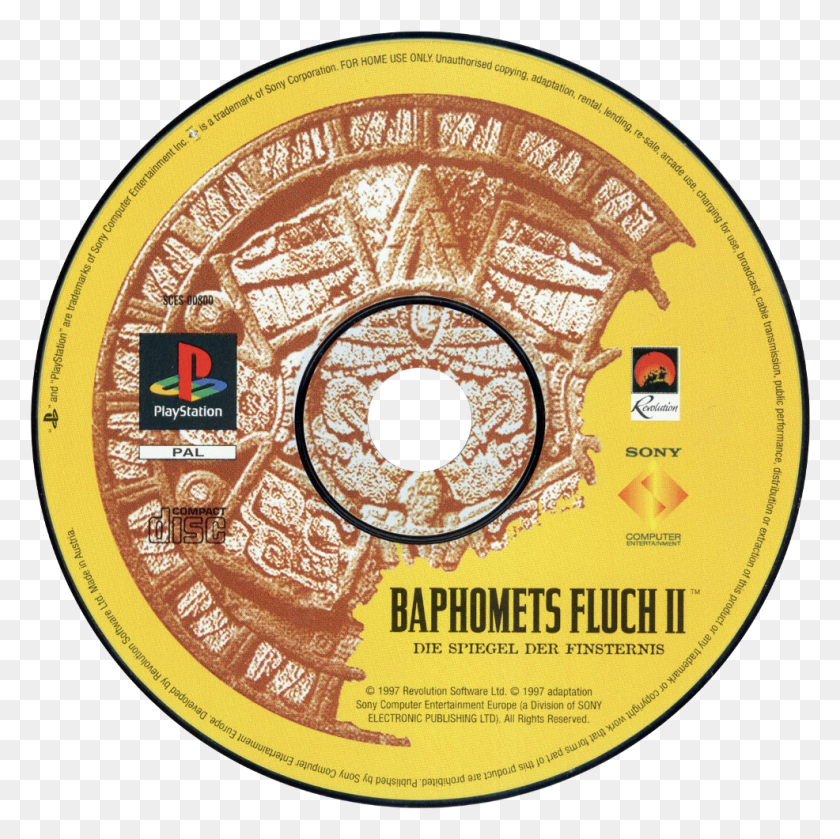 986x985 Broken Sword 2 Playstation Ps1 Circle, Disk, Dvd HD PNG Download