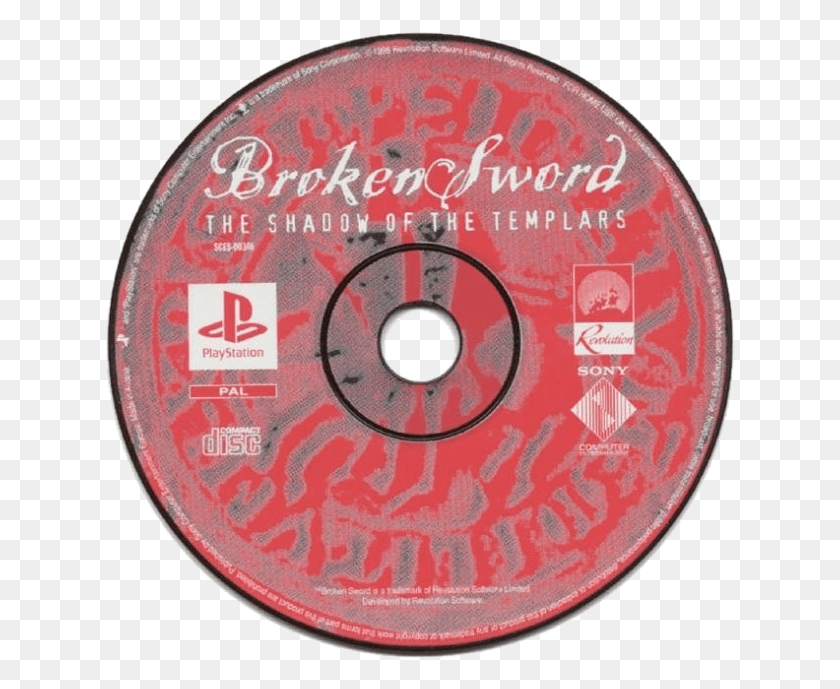 Broken Sword Cd, Disk, Dvd HD PNG Download