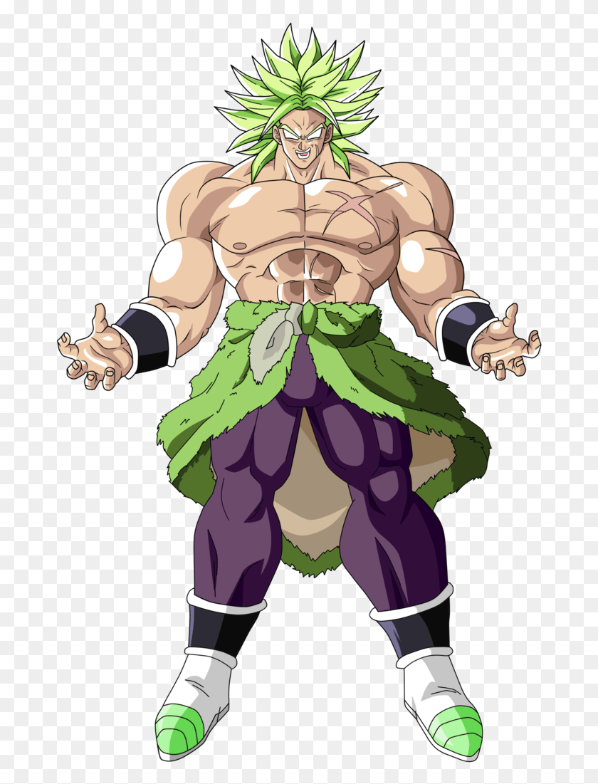 683x1041 Descargar Png Broly Movie 2018 Full Official Canon By Obsolete00 Broly Super Saiyan Leggendario, Person, Human, Performer Hd Png