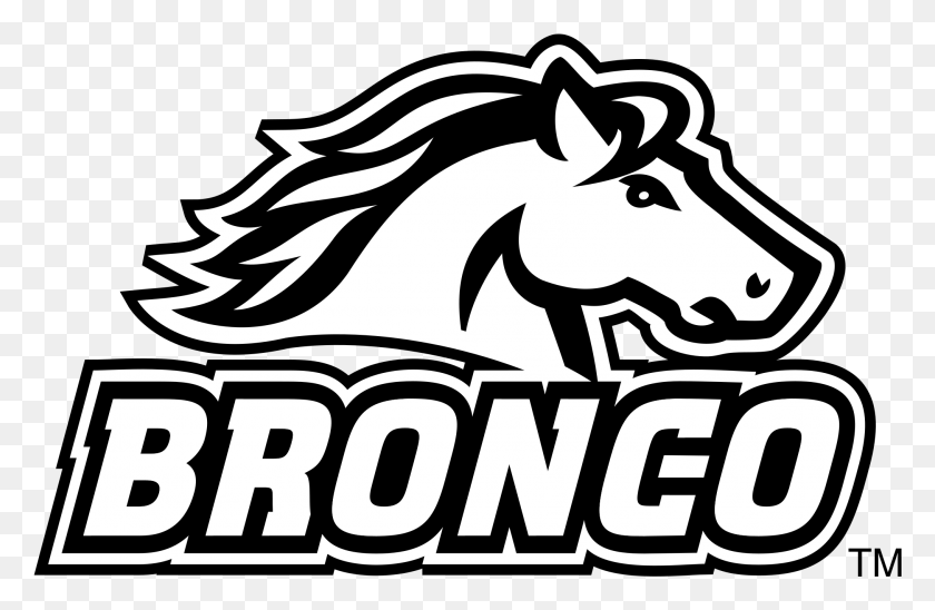 2030x1272 Descargar Png Bronco Logo Pony Béisbol Png
