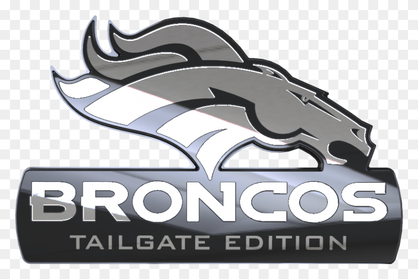 821x527 Broncos Logo, Gun, Weapon, Weaponry HD PNG Download