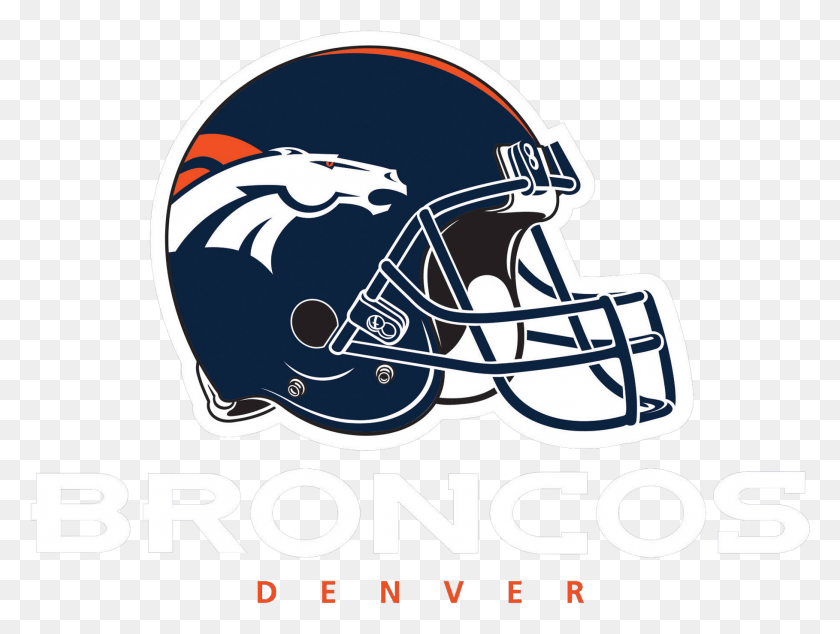 1818x1339 Broncos Logo With Helm Image Logo Transparent Pittsburgh Steelers, Clothing, Apparel, Helmet HD PNG Download