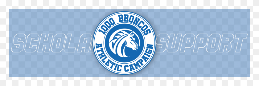 1416x400 Broncos Support Emblem, Logo, Symbol, Trademark HD PNG Download