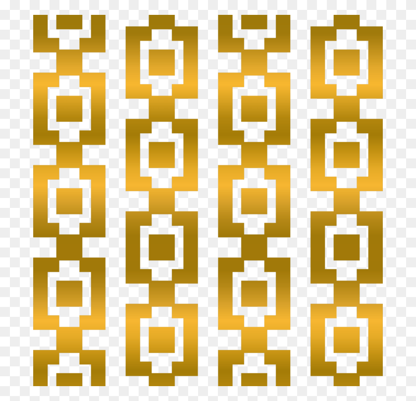 706x750 Bronze Brass Copper Computer Icons Square Motif, Rug, Pac Man, Pattern HD PNG Download