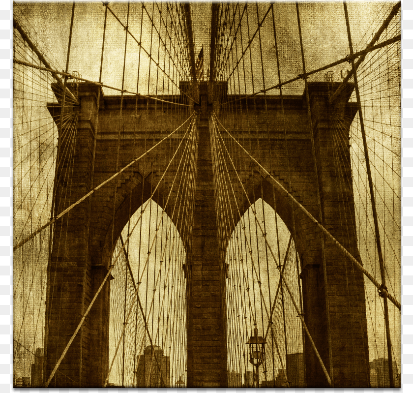 Brooklyn Bridge Architecture, Building, Arch, Brooklyn Bridge, Landmark Clipart PNG