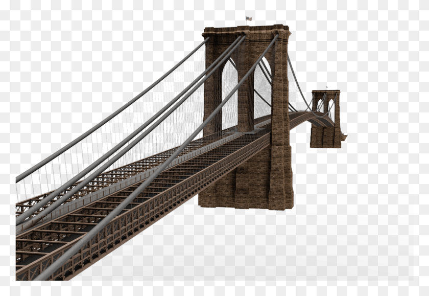 1169x778 Бруклинский Мост Бруклинский Мост 3D Модель Бесплатно, Здание, Мост, Подвесной Мост Hd Png Скачать