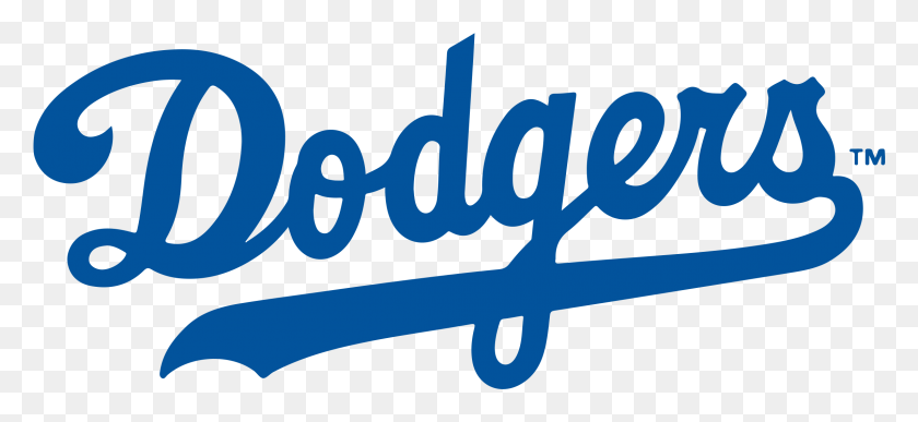 2284x960 Логотип Brooklyn Dodgers, Слово, Текст, Алфавит Hd Png Скачать