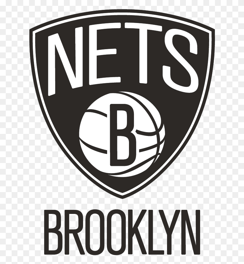 640x847 Brooklyn Nets Logo Brooklyn Nets 2017 Logo, Poster, Advertisement, Label HD PNG Download