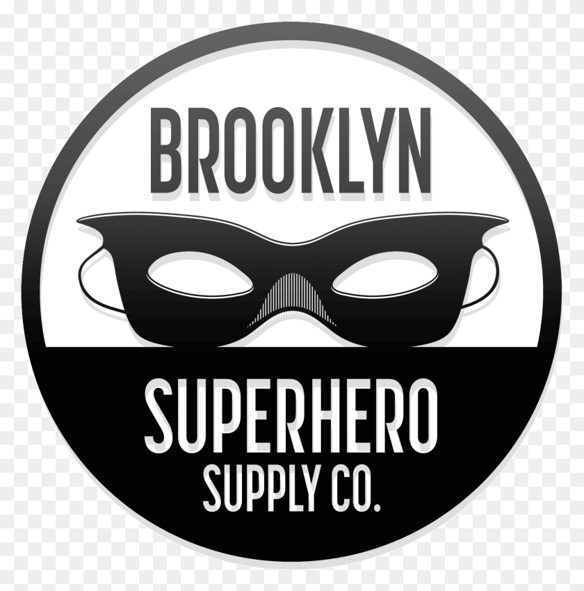1339x1357 Brooklyn Superhero Supply Co, Label, Text, Sticker HD PNG Download