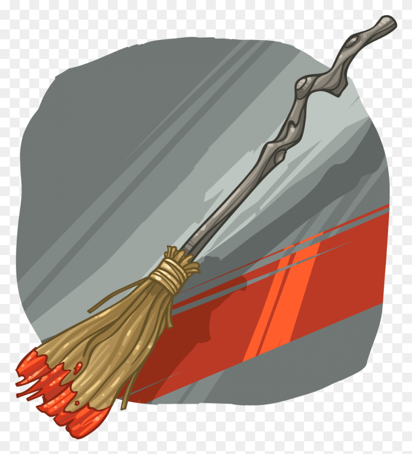 913x1014 Broomstick Of Death Illustration, Leisure Activities, Musical Instrument, Bow HD PNG Download