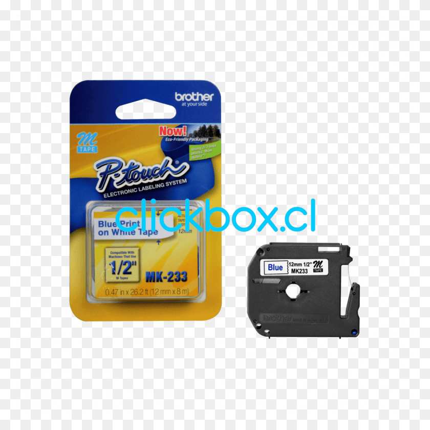 1500x1500 Brother 12mm Azul En Fondo Blanco Cinta Brother Tape 12mm Black On White, Electronics, Machine, Tape Player HD PNG Download