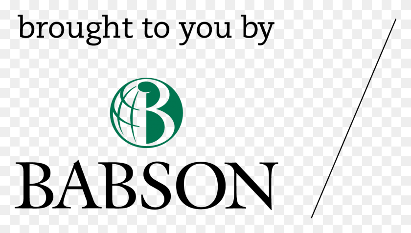 1278x684 Brought To You By Babson Babson College Logo, Symbol, Trademark, Text HD PNG Download