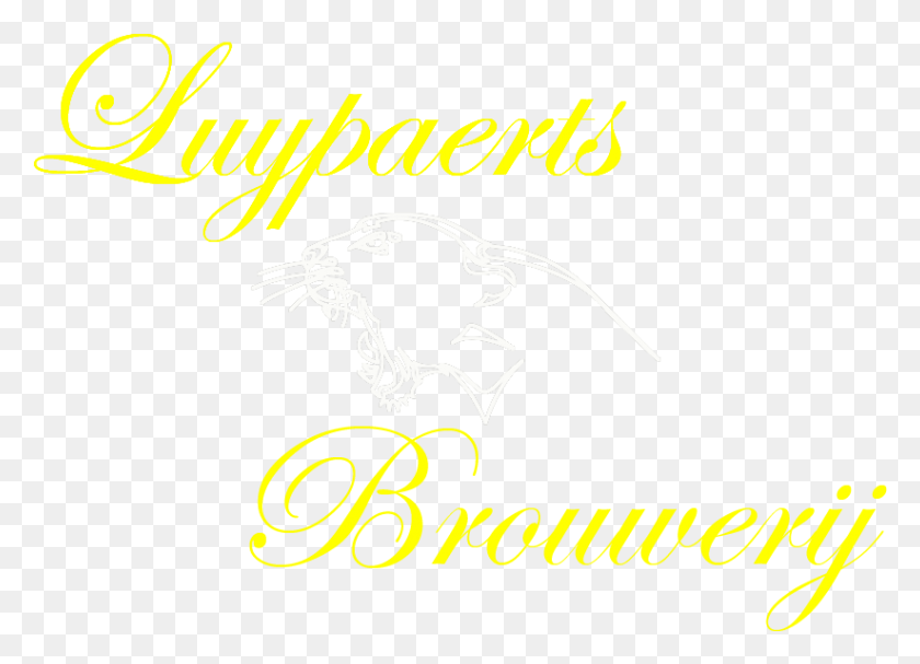 Caligrafía De Brouwerij Luypaerts, Texto, Logotipo, Símbolo Hd Png